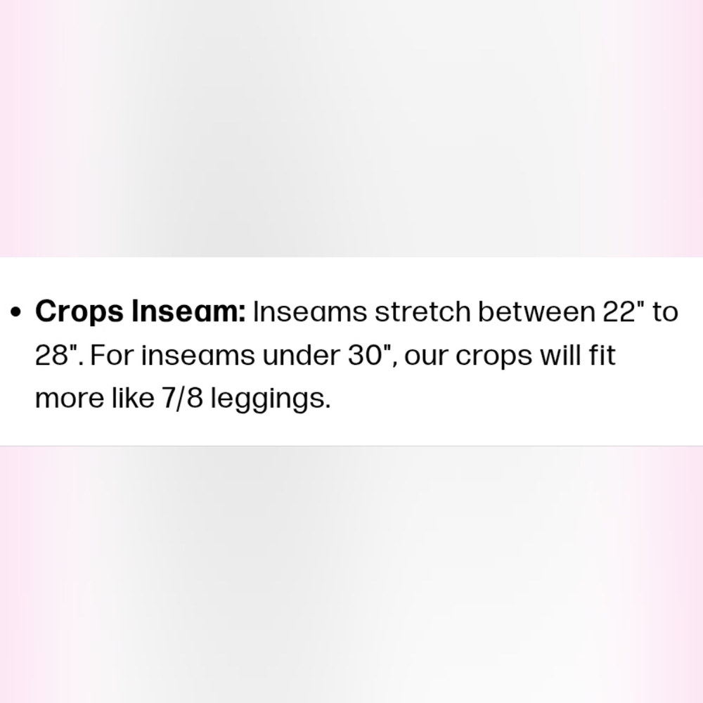 POPfit Cropped Leggings • Pink, White, Black - Picture 8 of 8